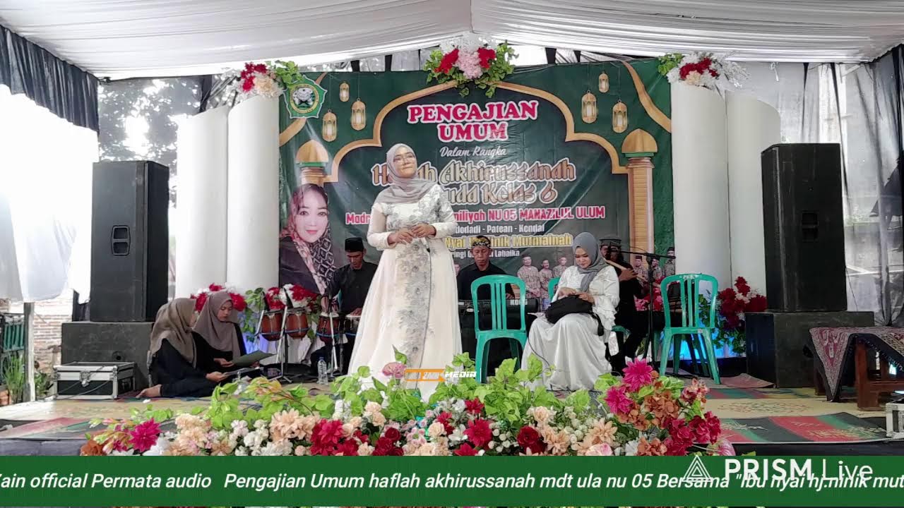 pengajian umum bersama ibu hj.ninik mutmainah di hadiri Bupati kendal di dusun tembelang