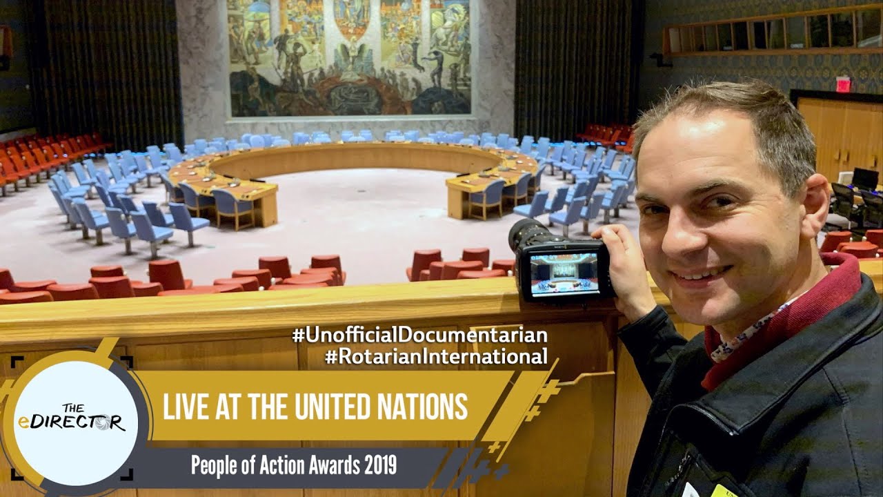 Carmel Rotarian tapes United Nations stories of People of Action