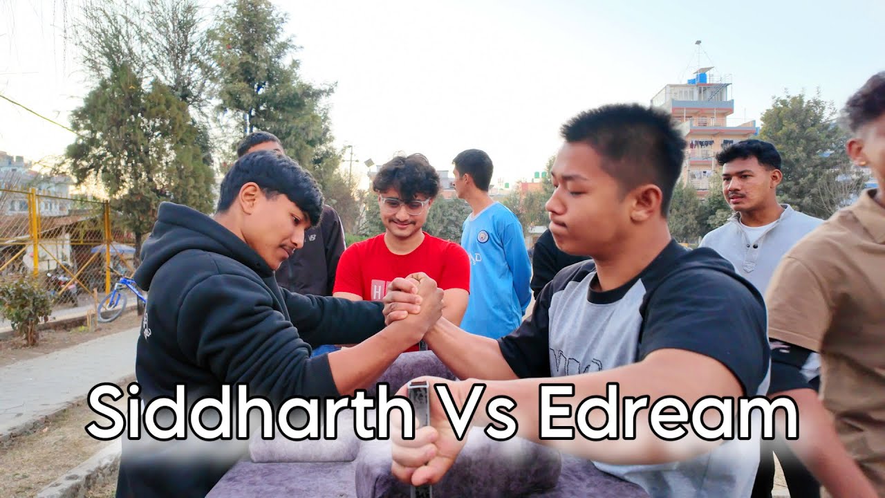 SIDDHARTH VS EDREAM | PRACTICE PULL | #ARMWRESTLING #NEPALIARMWRESTLING