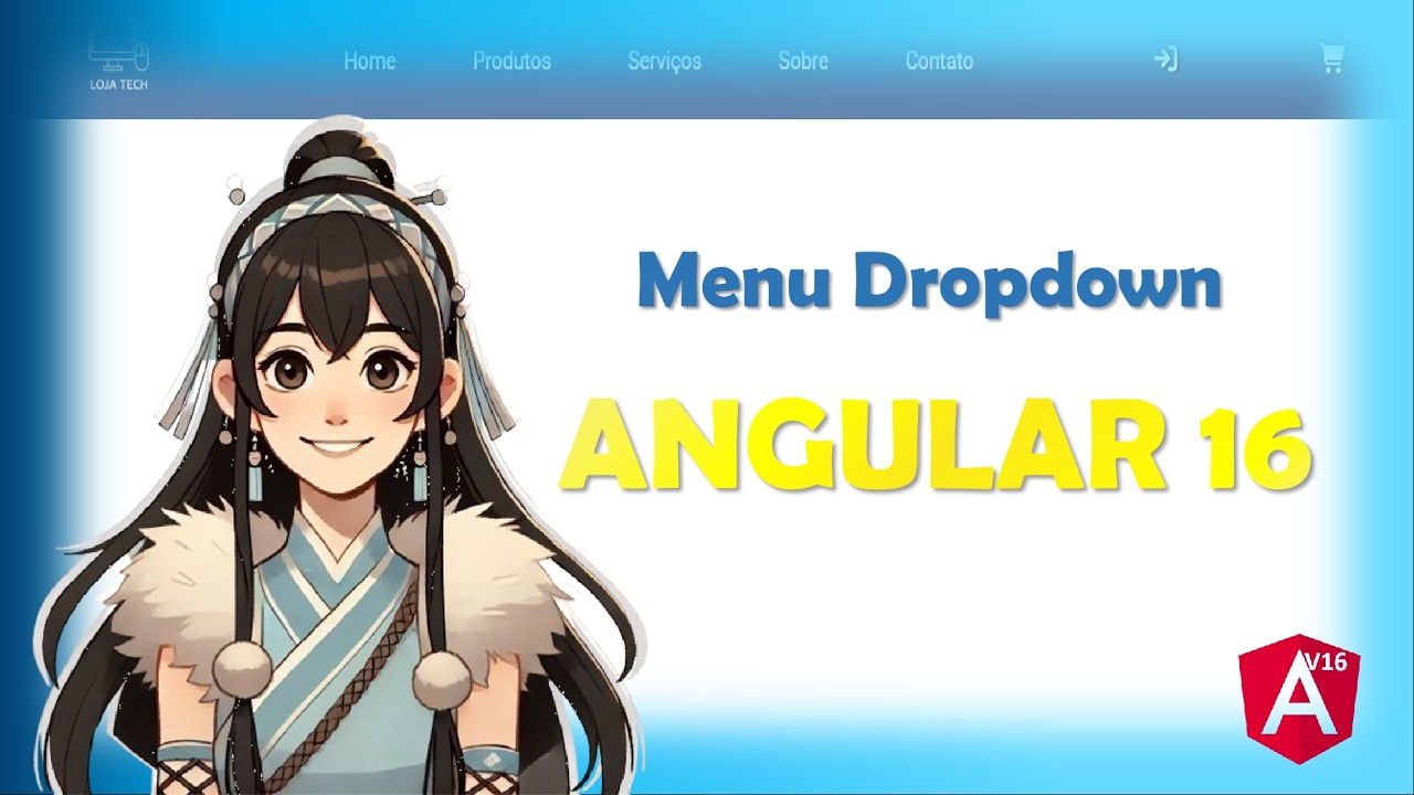 Criando um Menu Dropdown desktop layout em Angular com CSS