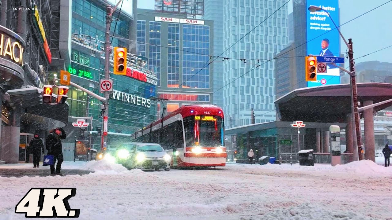 EXTREME Winter Snow Storm Hits Toronto 🇨🇦 | Massive Snowfall in Canada 2026| 4K