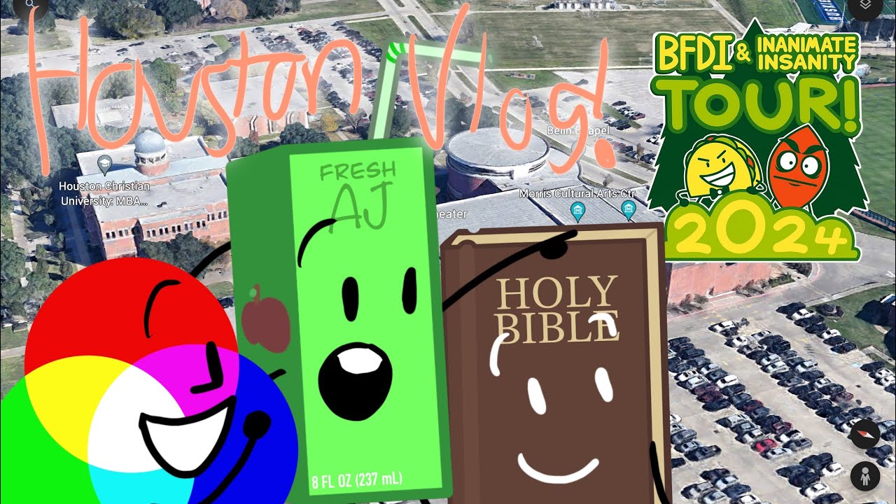 (SPOILERS) My Trip to Houston Texas! (BFDI x II 2024 Tour Vlog)