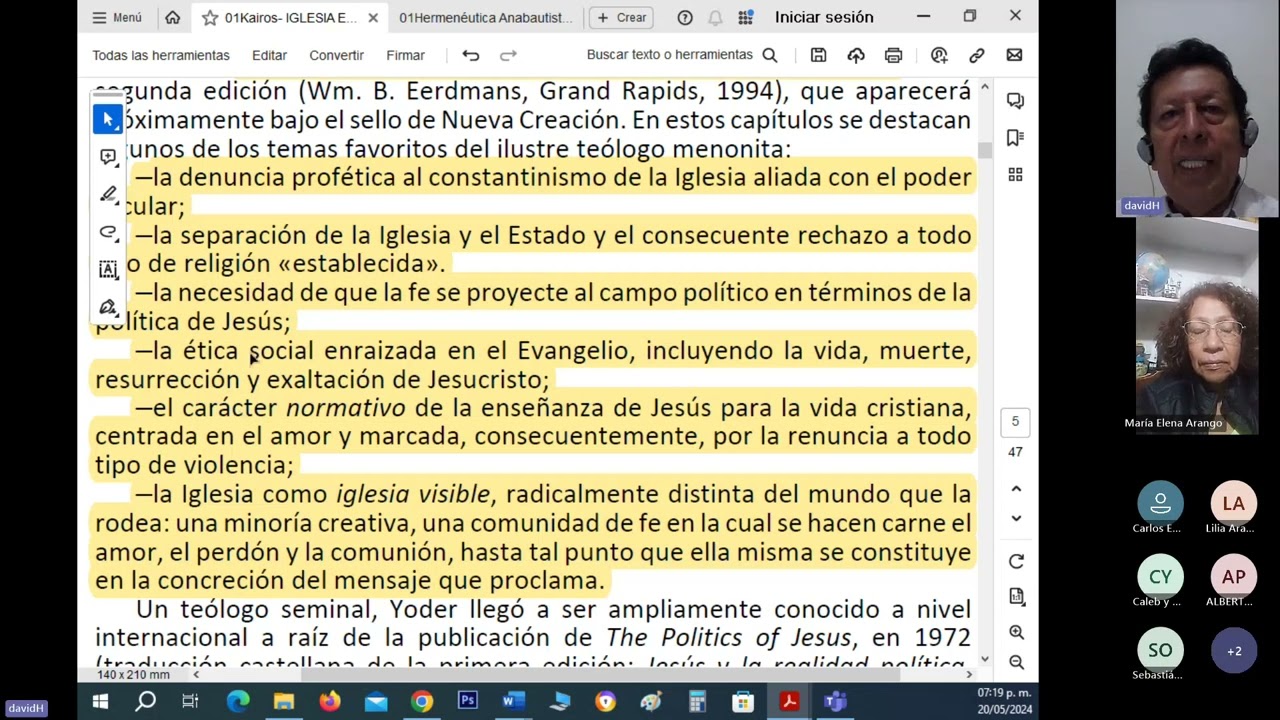 IGLESIA Y PODER  II PARTE 20240520 191006 Grabaci&oacute;n de la reuni&oacute;n