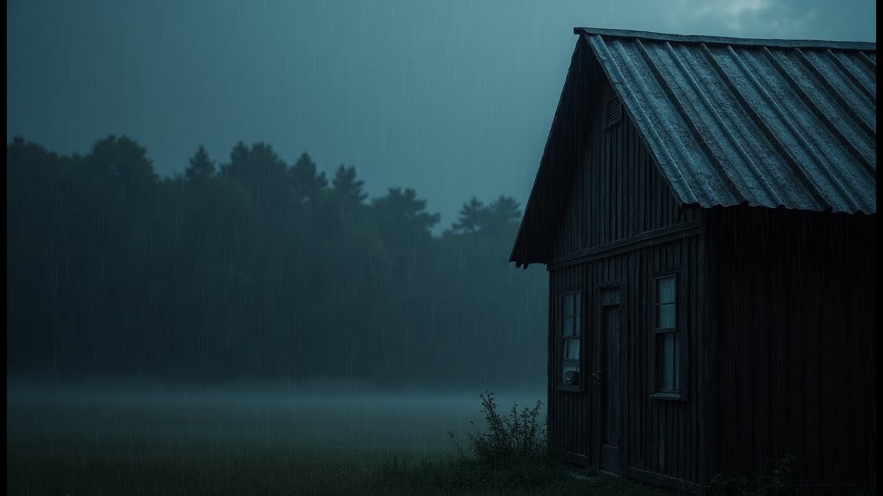 10 Hours of Rain on Metal Roof | Fall Asleep Fast