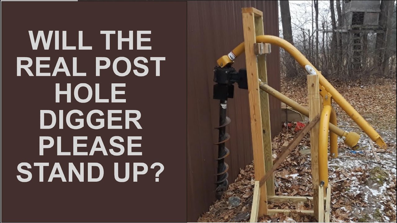 Building a Post Hole Digger Stand