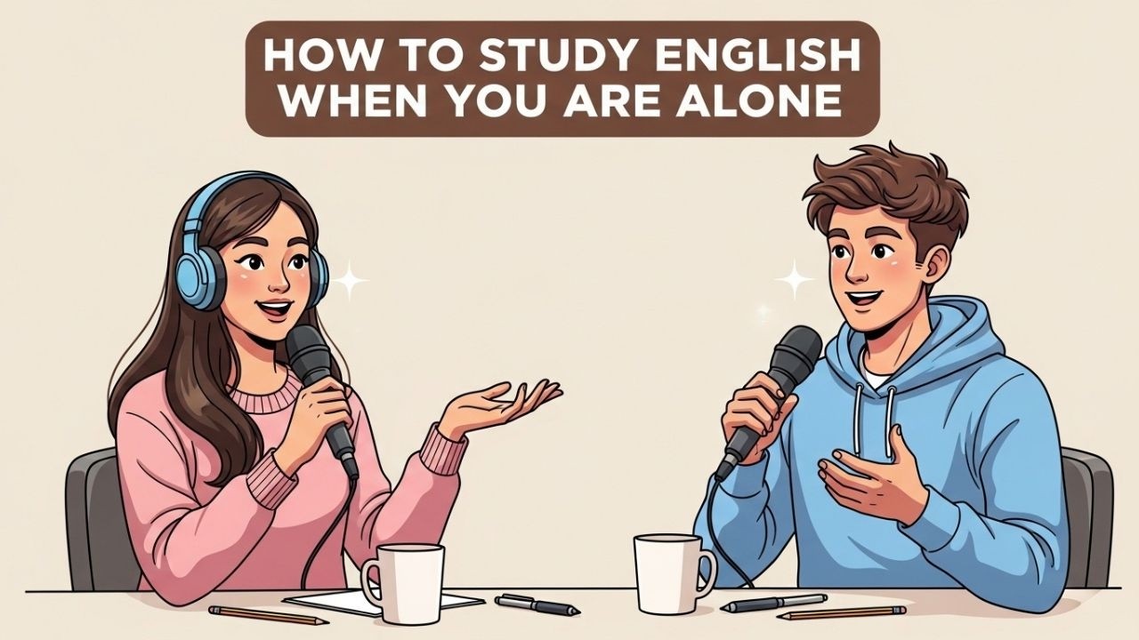 How To Study English Alone and Improve Rapidly | English Podcast For Easy Conversation Practice