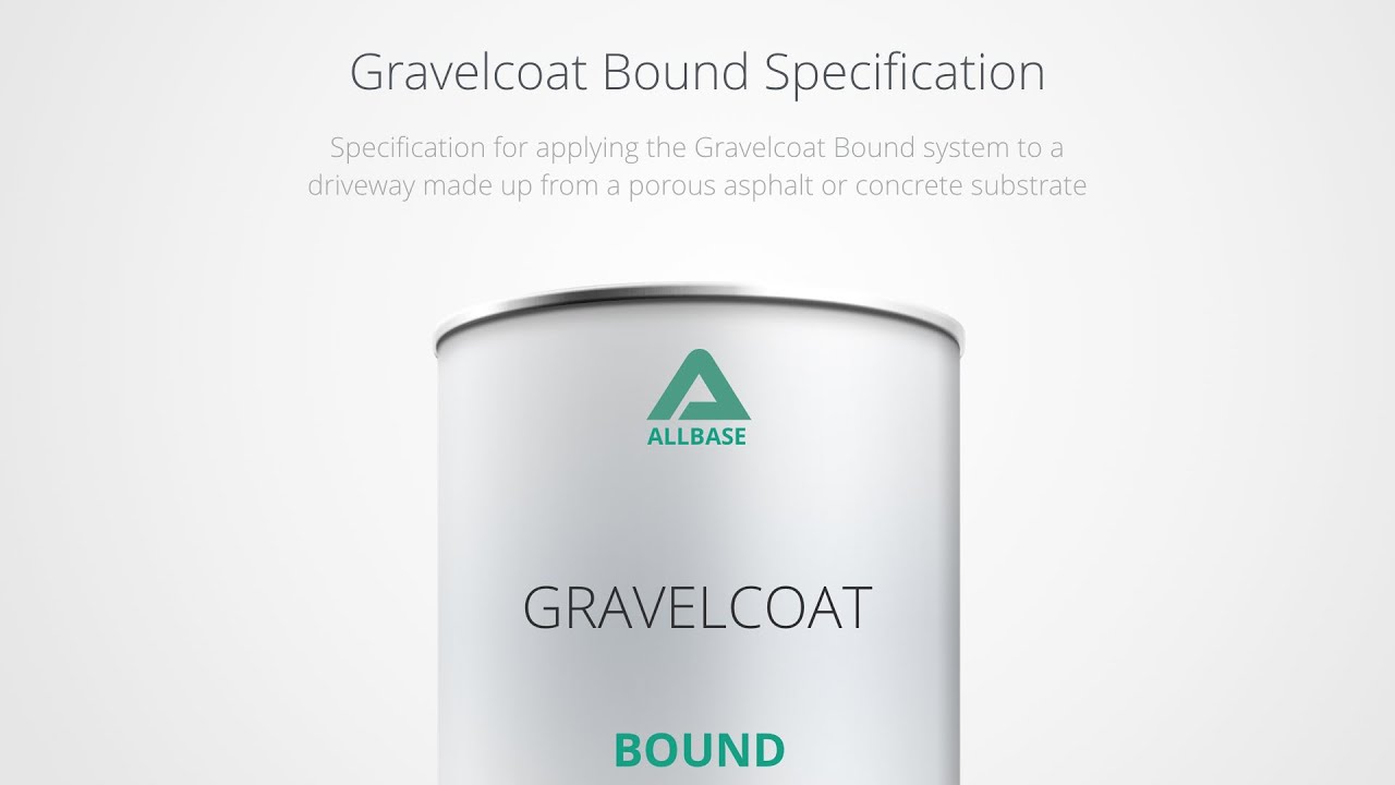 Gravelcoat Resin Bound System Specifications [Driveways - Permeable Substrate]
