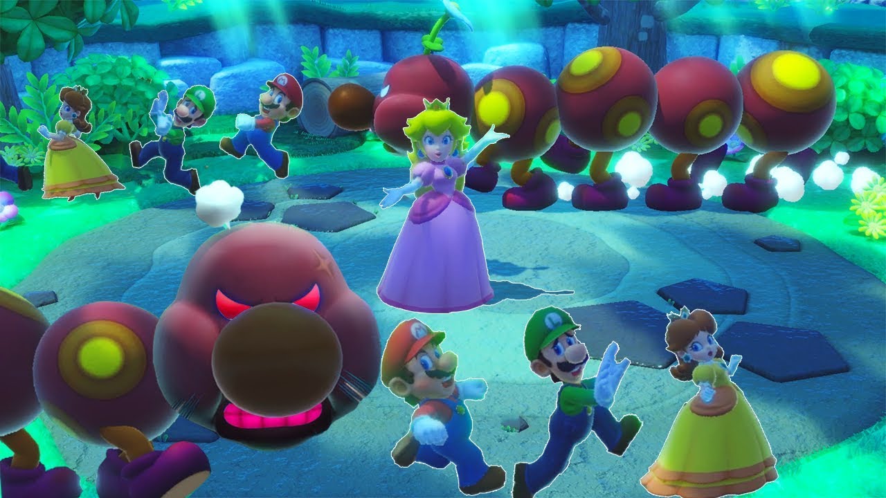 Super Mario Party - Don't Wake Wiggler! - All Characters