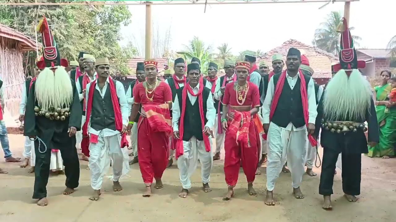 Varveli -Ranjanewadi Sankasur 2023@aagarwadi #shimga#varveli#guhagar संकासुर२०२३- वरवेली-गुहागर)