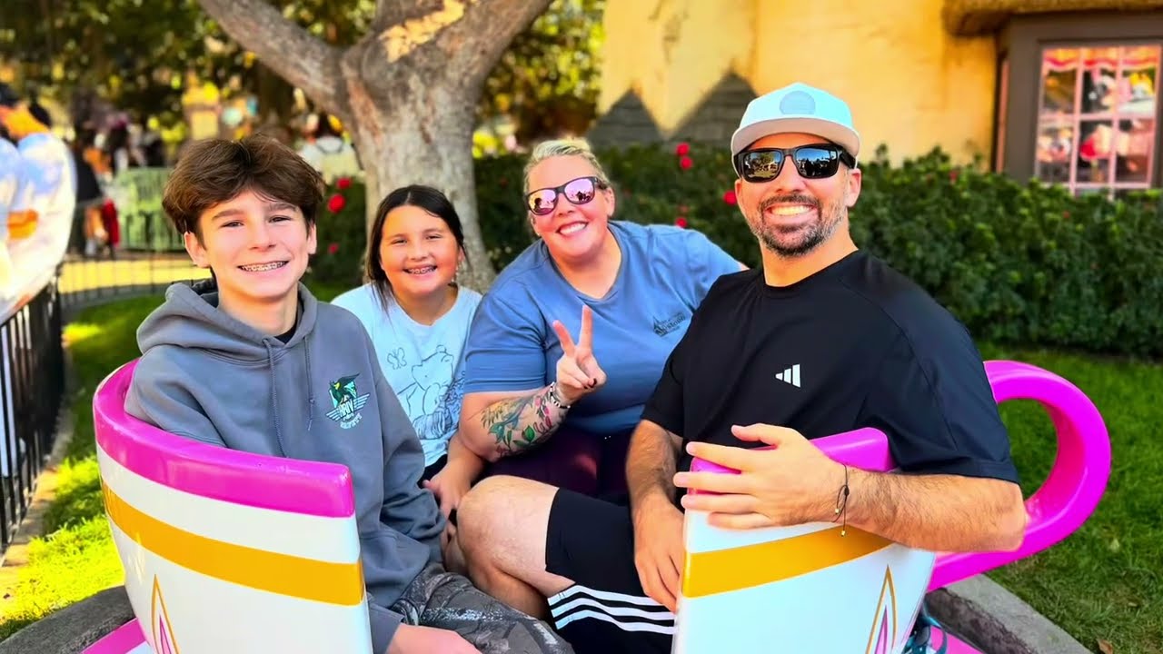 Disneyland 75th anniversary with the fam