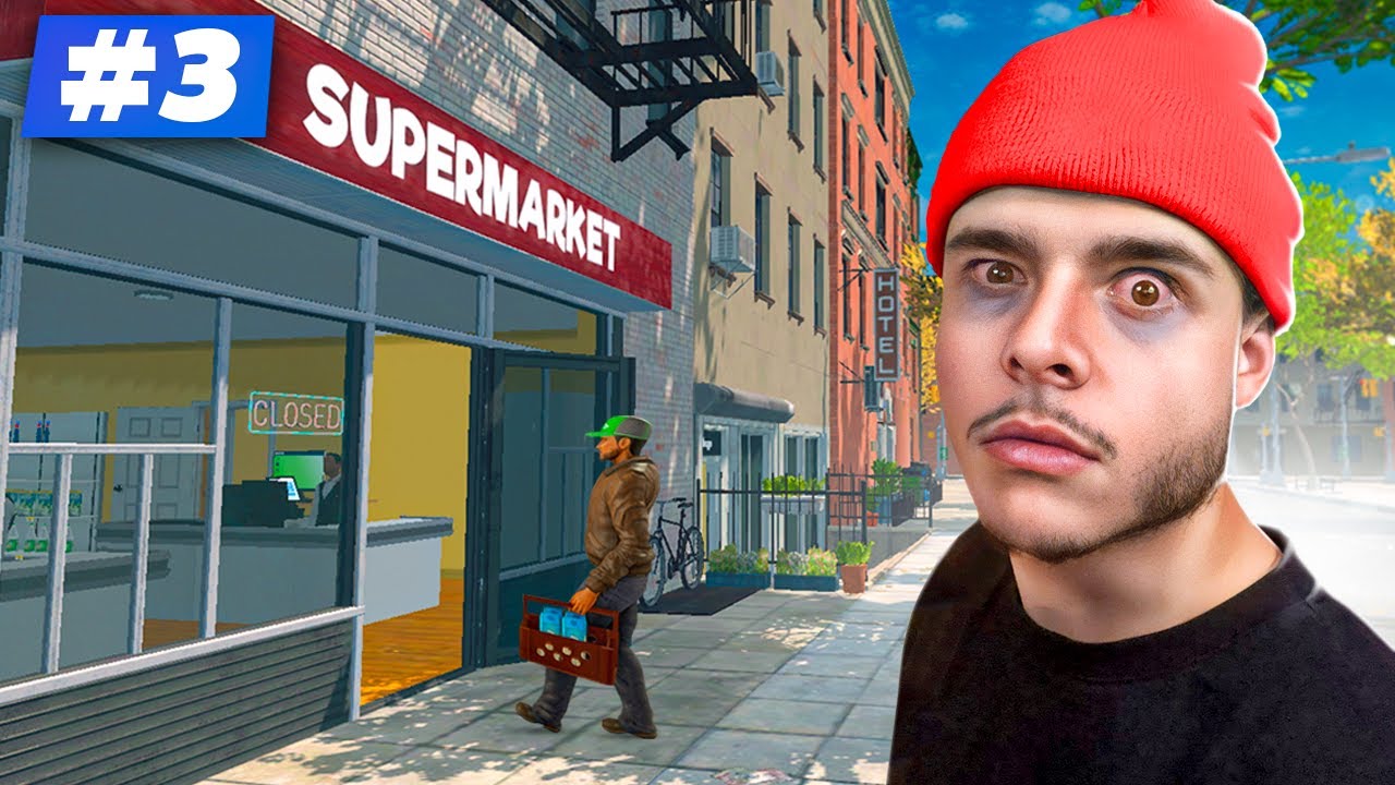 JE RESTE 10H DANS CE SUPERMARCHÉ (Supermarket Simulator)