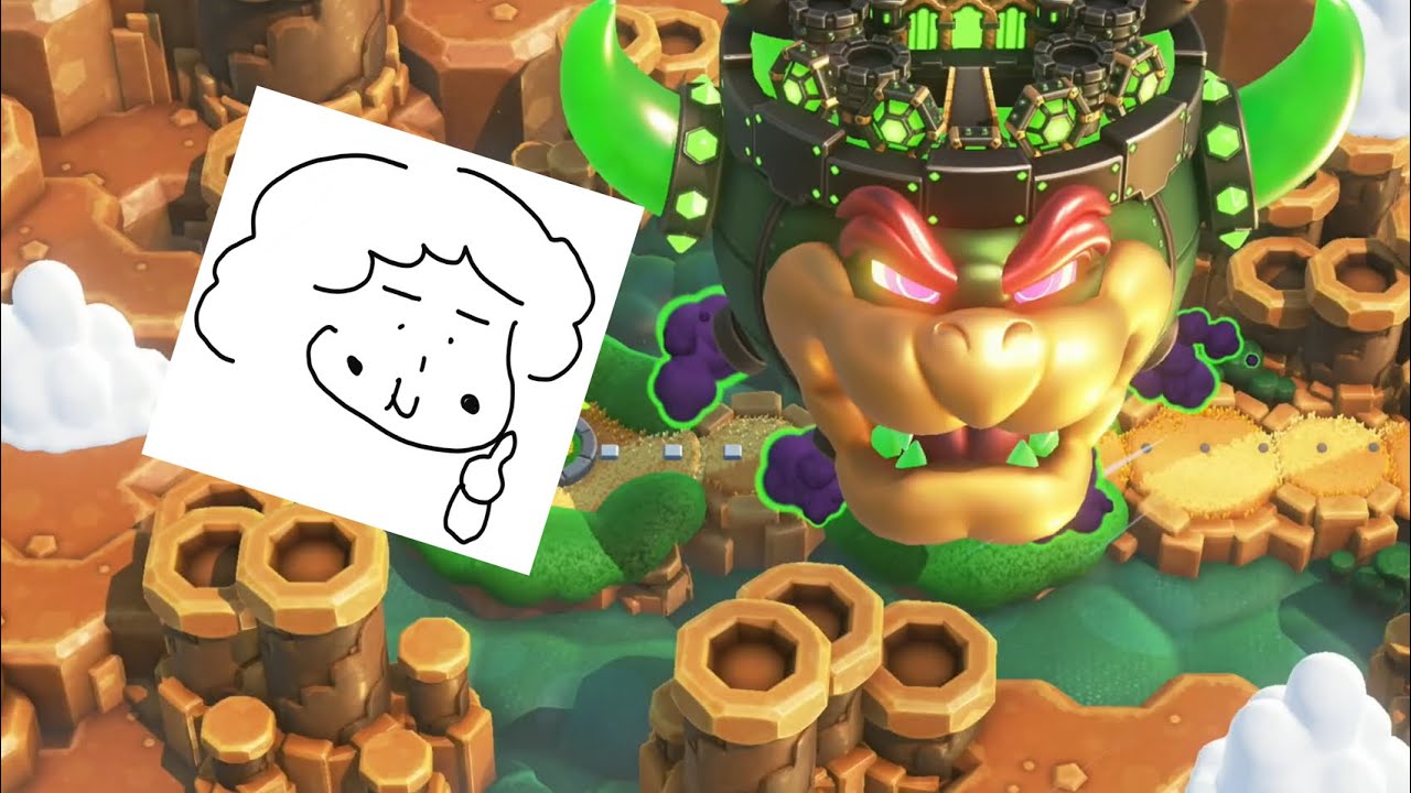 スーパーマリオワンダーにお母さんが挑戦 新たに始めることにしました。いつものマリオとは見る景色が違います最初は簡単だけどだんだんね…