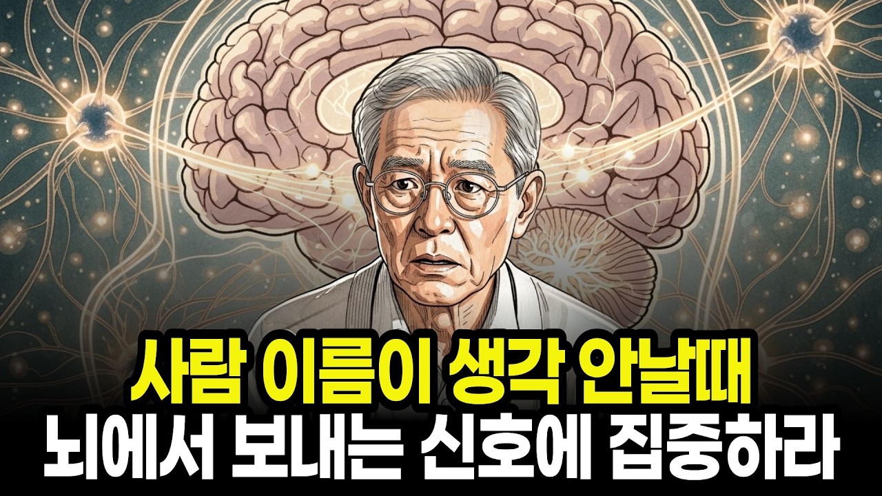종종 친한 사람 이름이 생각 안나세요? 내 뇌의 신호에 집중하세요