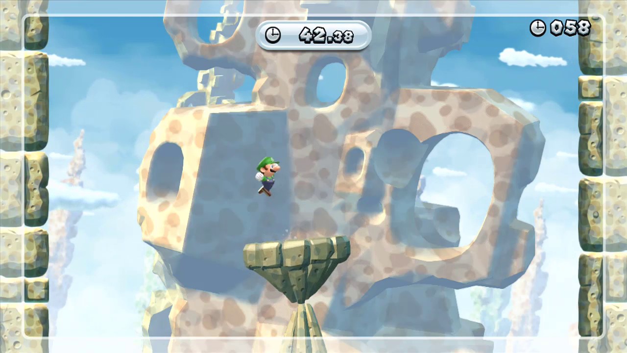 New Super Mario Bros. U Herausforderungen - Balanceakt