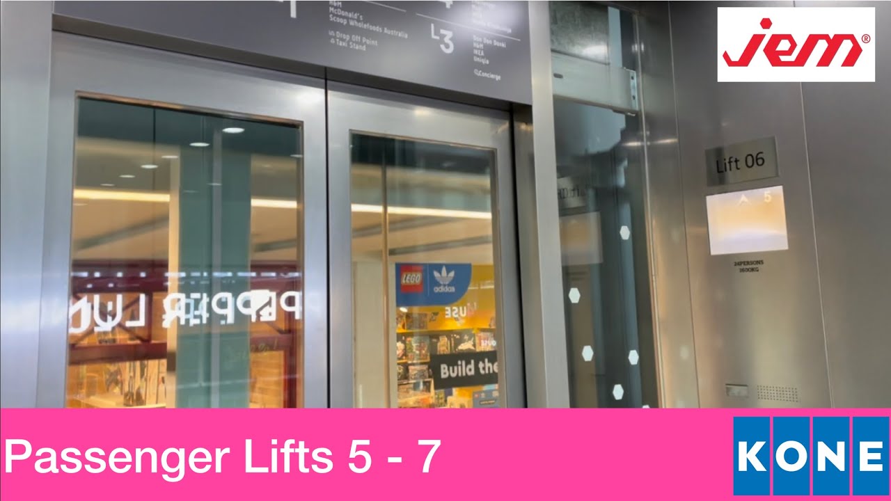 JEM || Kone Elevator (Passenger Lifts 5 - 7)