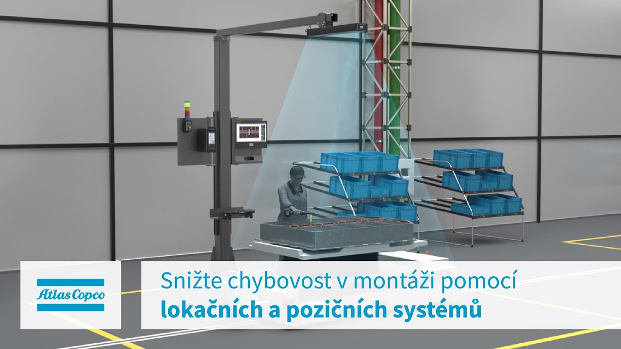 Snižte chybovost v montáži pomocí lokačních a pozičních systémů | Atlas Copco