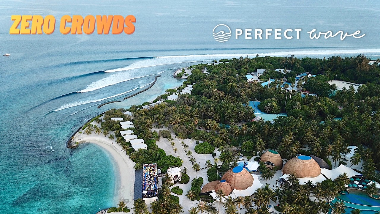 The World's Best Front Yard? Surfing Kandooma Right Maldives #kandooma #maldives