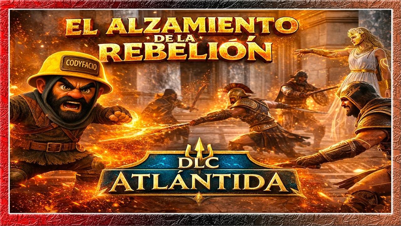 el alzamiento de la rebelion🎮| assassin's creed odyssey gameplay español DLC atlantida