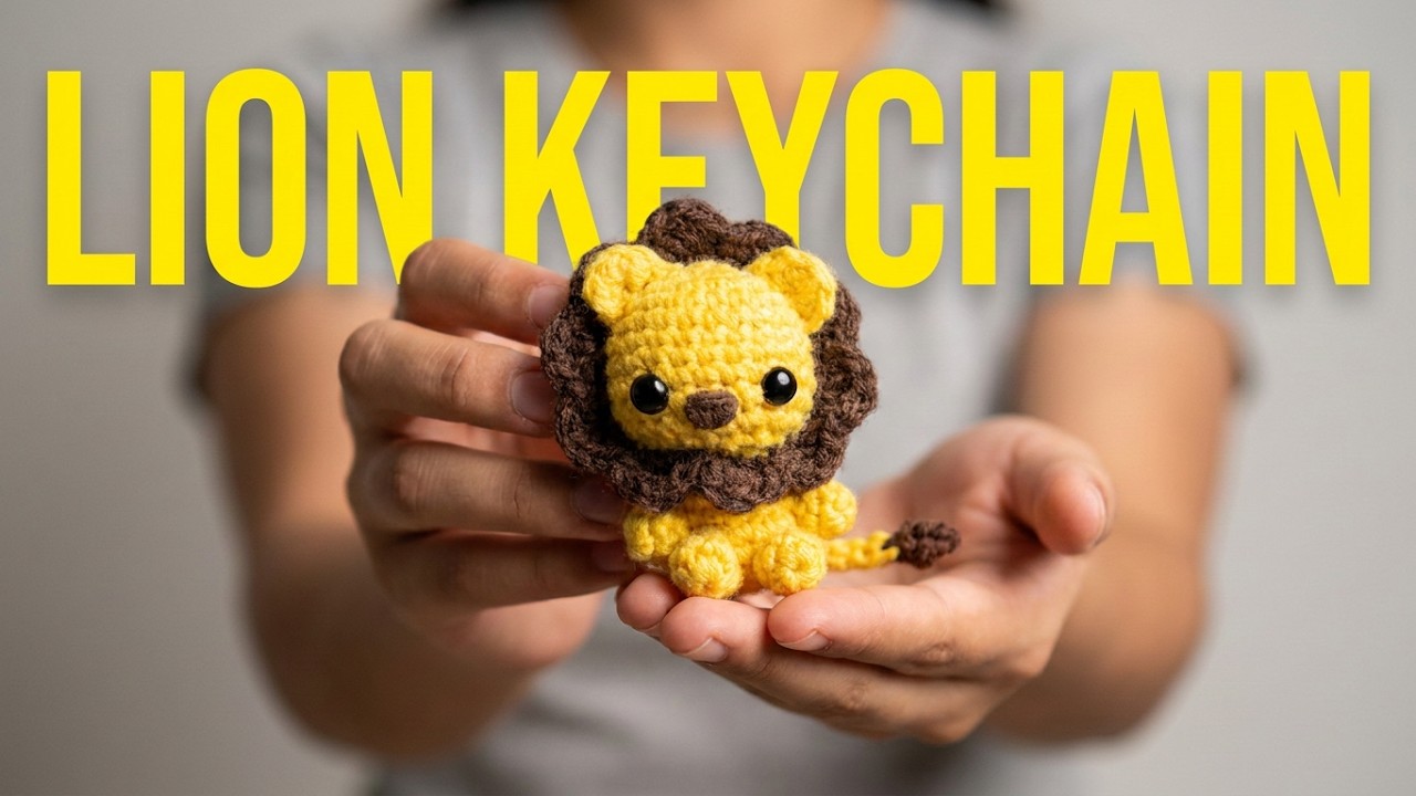 🦁 Cómo hacer un León Amigurumi a Crochet | Tutorial | Idea para regalar o vender 🦁