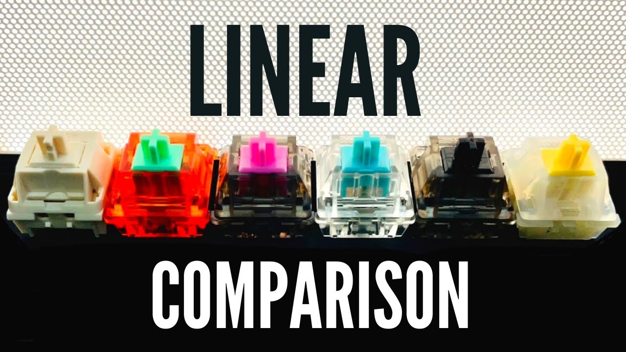 Amateur Linear Switch Comparison ft. Black Inks, Creams, Tangerines, Tealios, Milky Yellows & L3s
