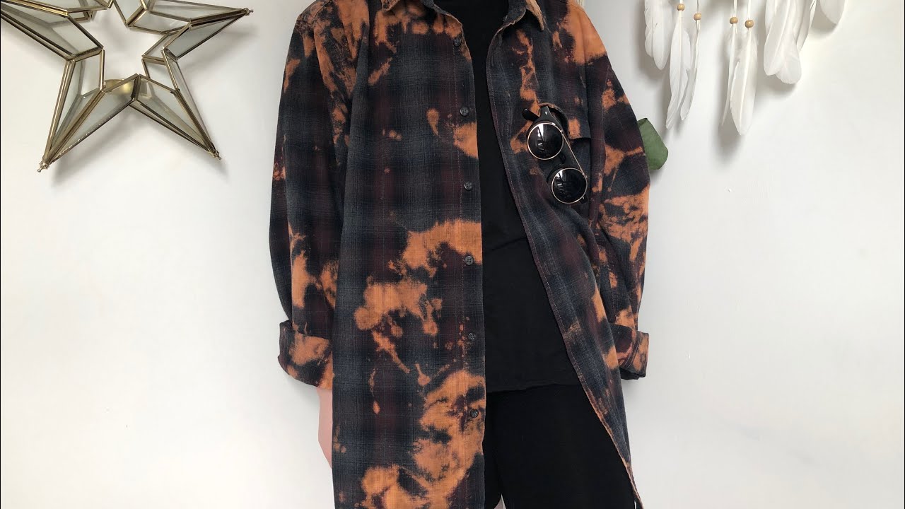 DIY Bleach Dye clothes