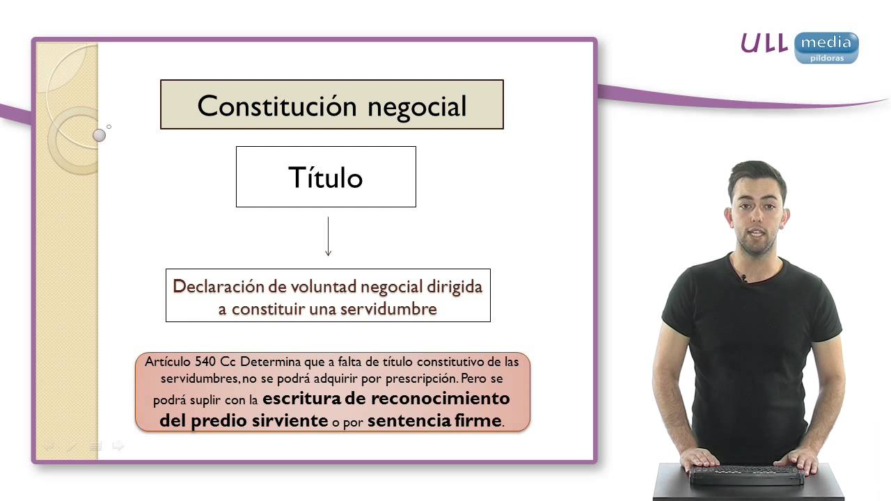 Las servidumbres prediales