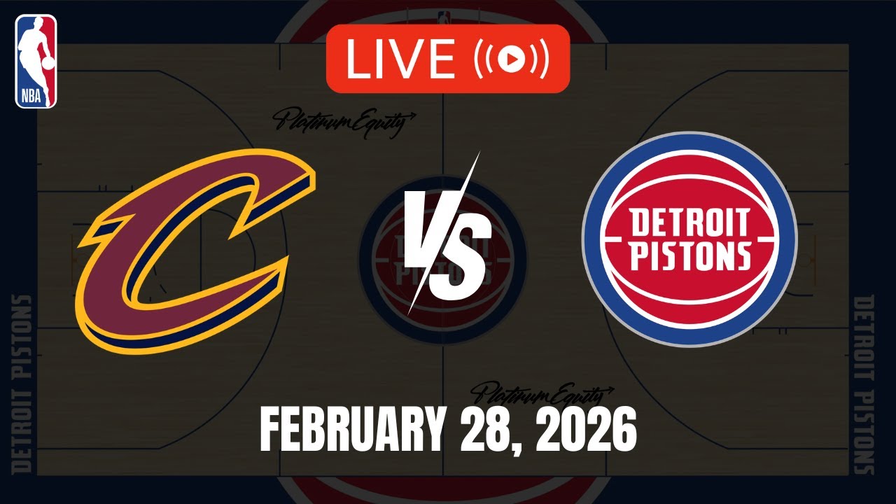 NBA LIVE! CLEVELAND CAVALIERS vs DETROIT PISTONS | 2025-26 NBA SEASON | February 28, 2026 | NBA 2K26