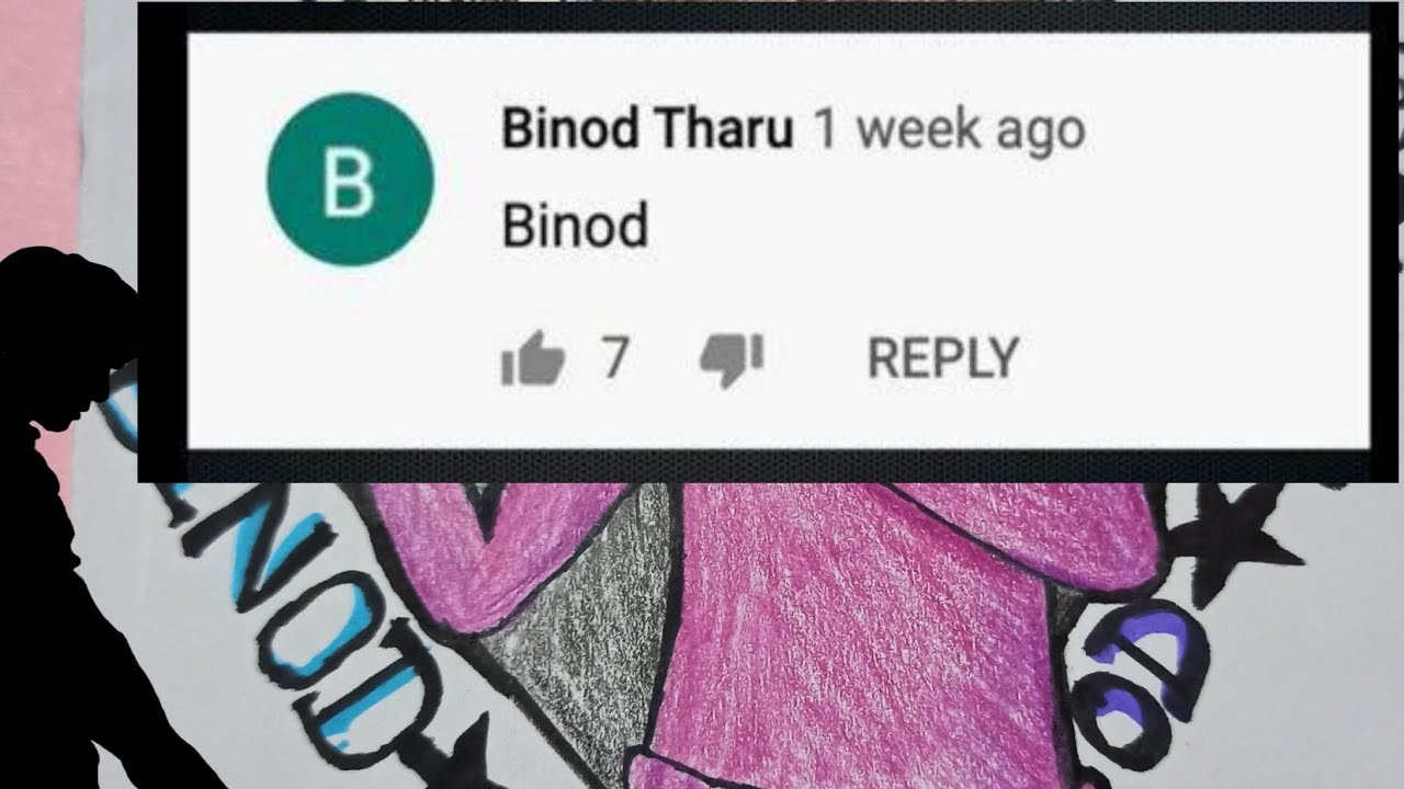 #BINOD Drawing Binod.... 🧒