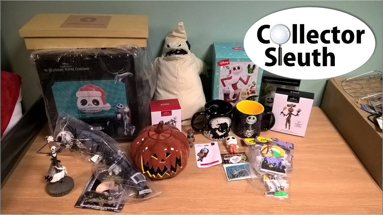 Nightmare Before Christmas Hallmark 2022 Ornaments, Tree Topper, Cookie Jar, Kurt S. Adler, etc.