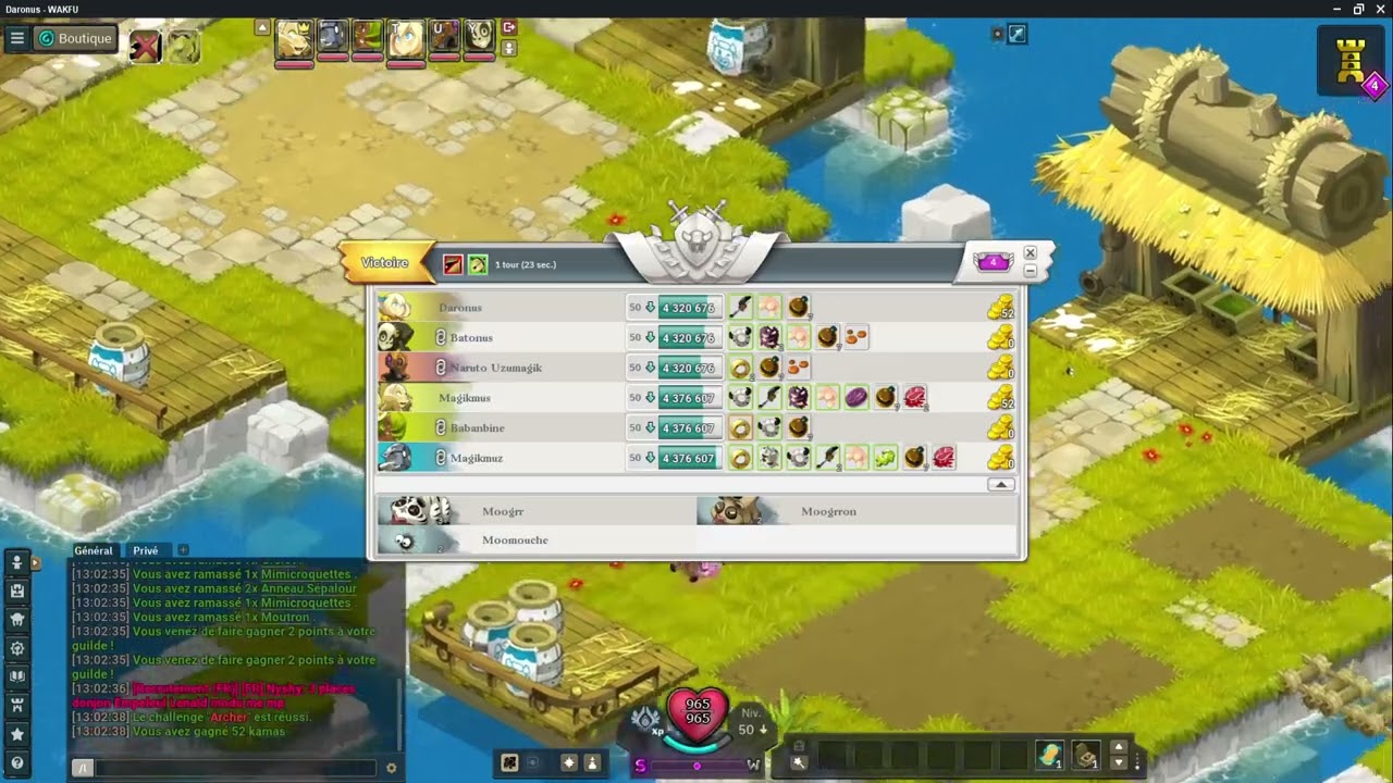 Wakfu - Farm dj moogrr S4 régu full t1 (2-3min/dj).