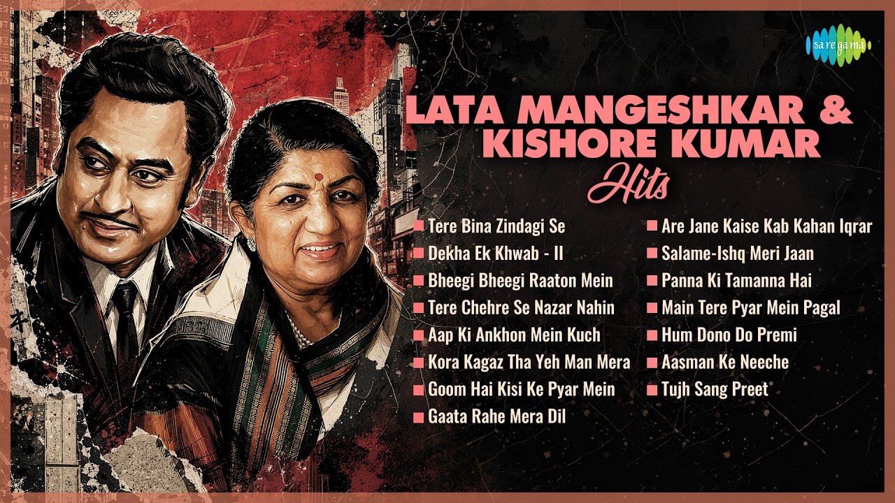 Lata Mangeshkar and Kishore Kumar Hits | Tere Bina Zindagi Se | Dekha Ek Khwab |Bheegi Bheegi Raaton