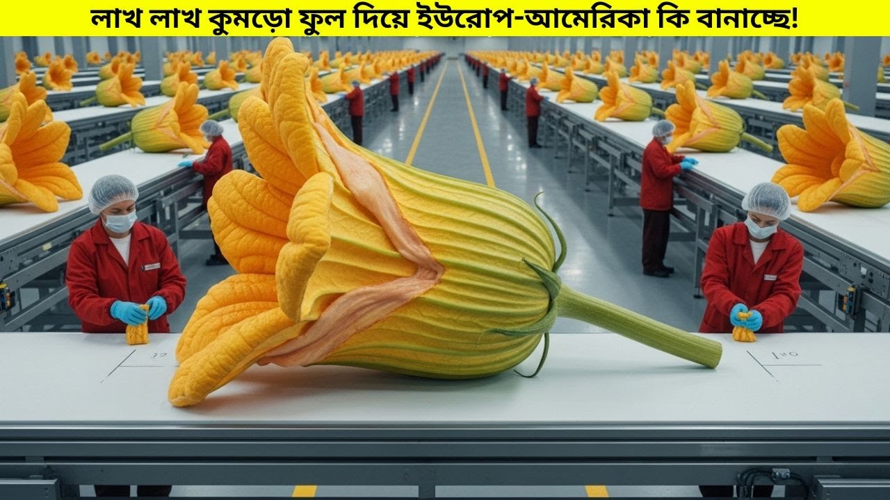 দেখুন লাখ লাখ কুমড়ো ফুল দিয়ে ইউরোপ-আমেরিকা কী বানাচ্ছে? জানলে অবাক হবেন!