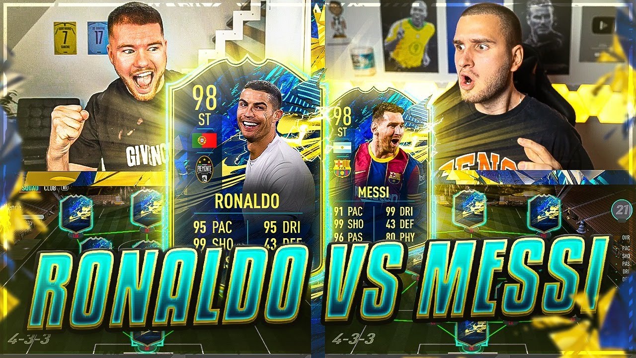 FIFA 21: C. RONALDO vs MESSI TOTS SQUAD BUILDER BATTLE 🔥🔥