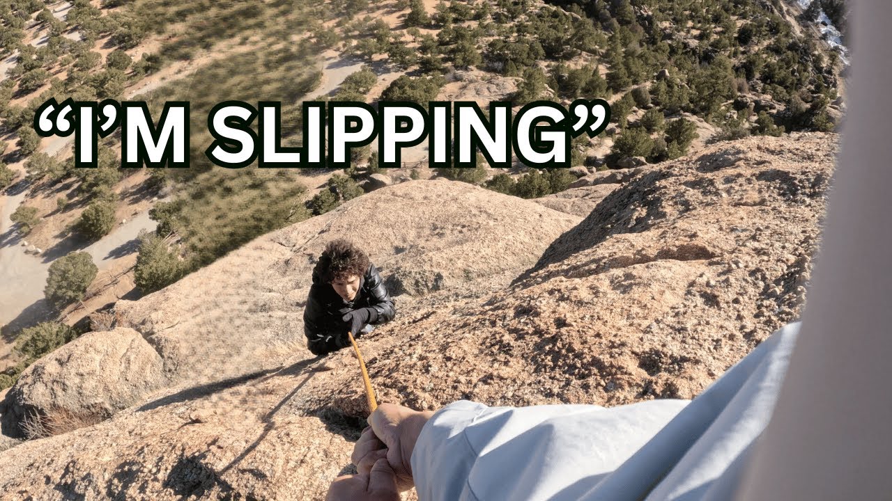 SKETCHY Cliff Climb