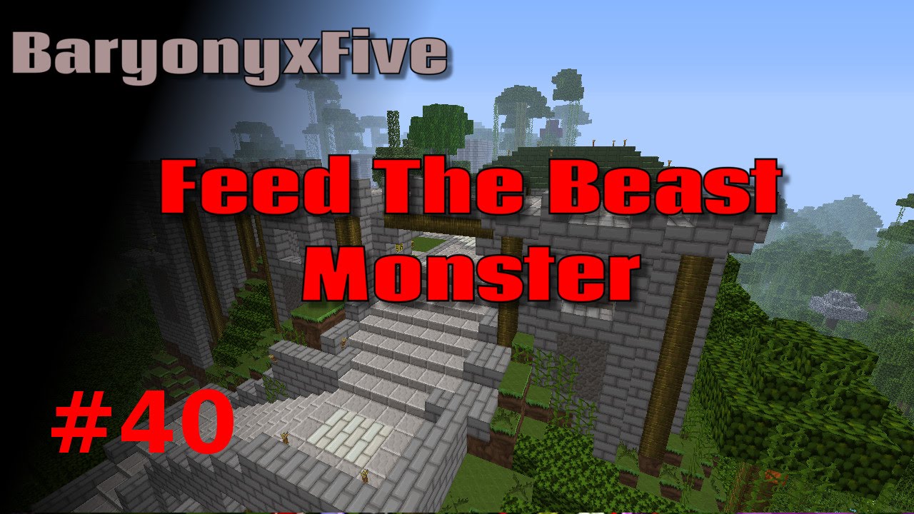 Minecraft FTB Monster Let's Play #40 Access Terminal and Import Bus