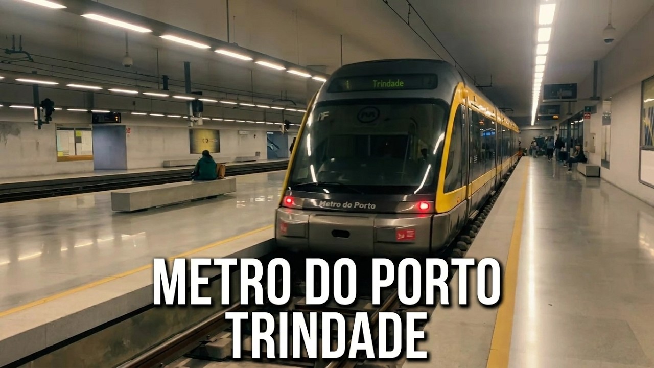 Metro do Porto. Portugal. Estação da Trindade