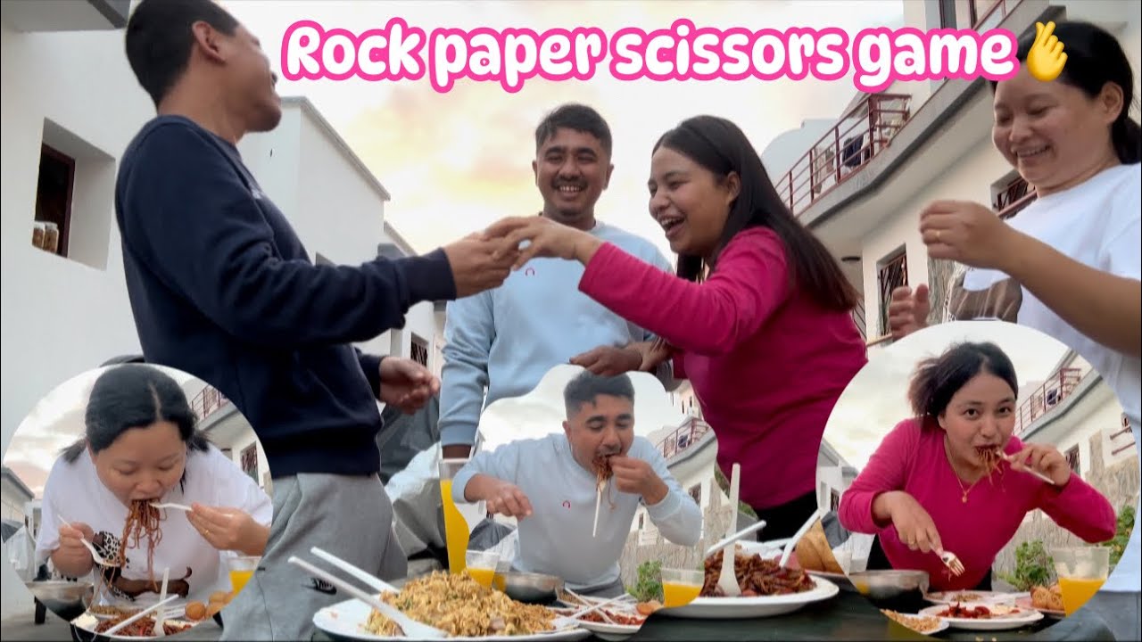Rock paper scissor Game🤞🏽Hasda hasda mariyo🤣😂#gameplay #keepsupporting 