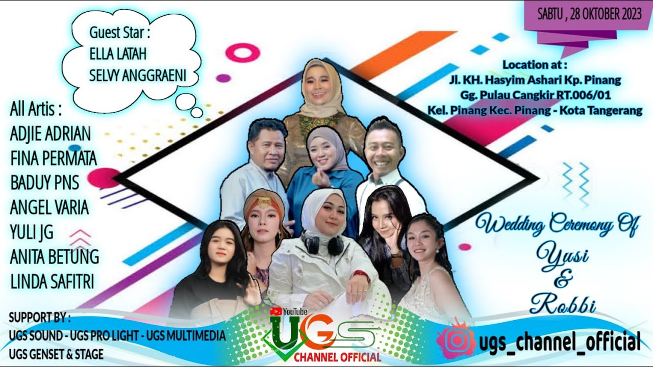 Live streaming  TGL 28 OKTOBER 2023 DALAM RANGKA PERNIKAHAN  YUSI DAN ROBBI (malam
