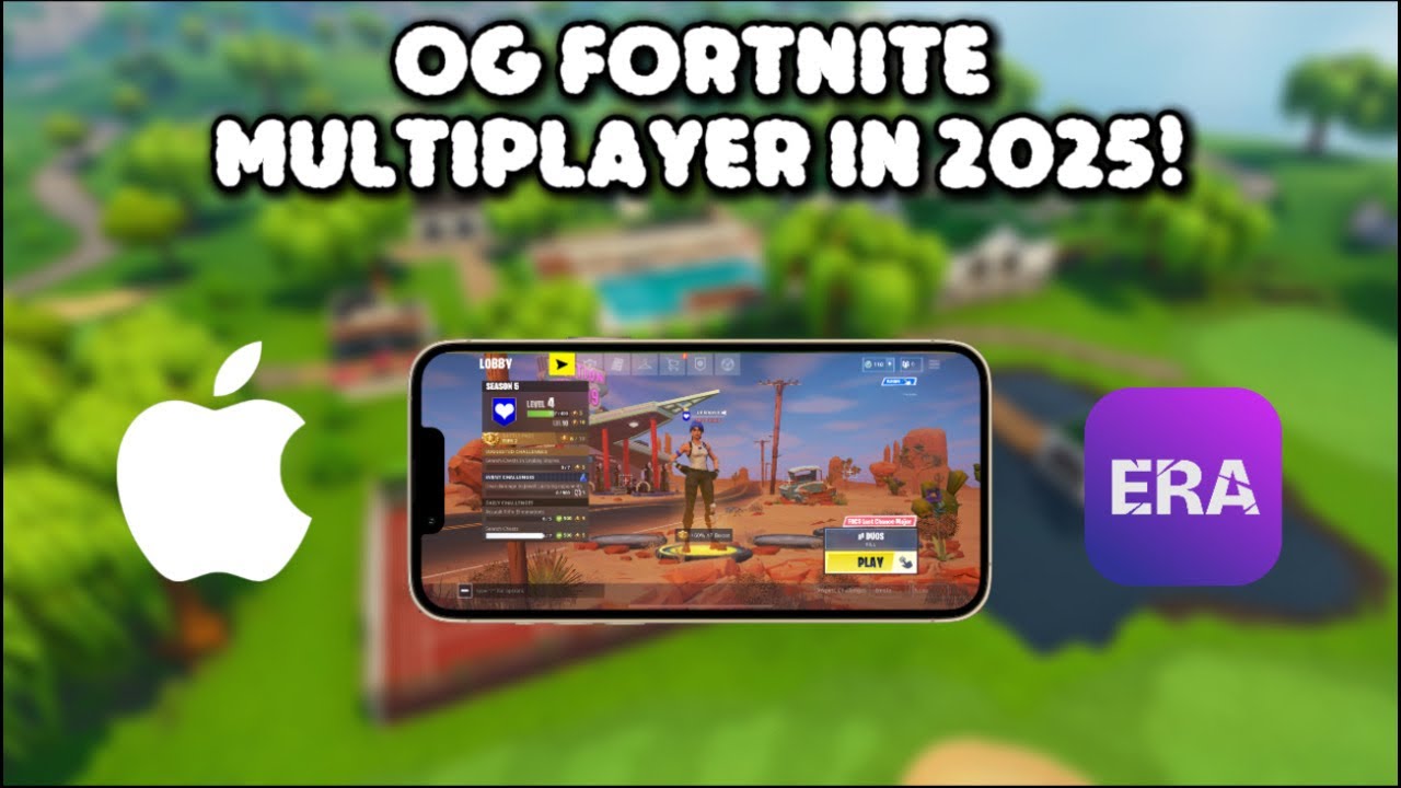 Как играть в оригинальный Fortnite 5-го сезона в 2025 году! (Учебное пособие по Project Era для iOS)