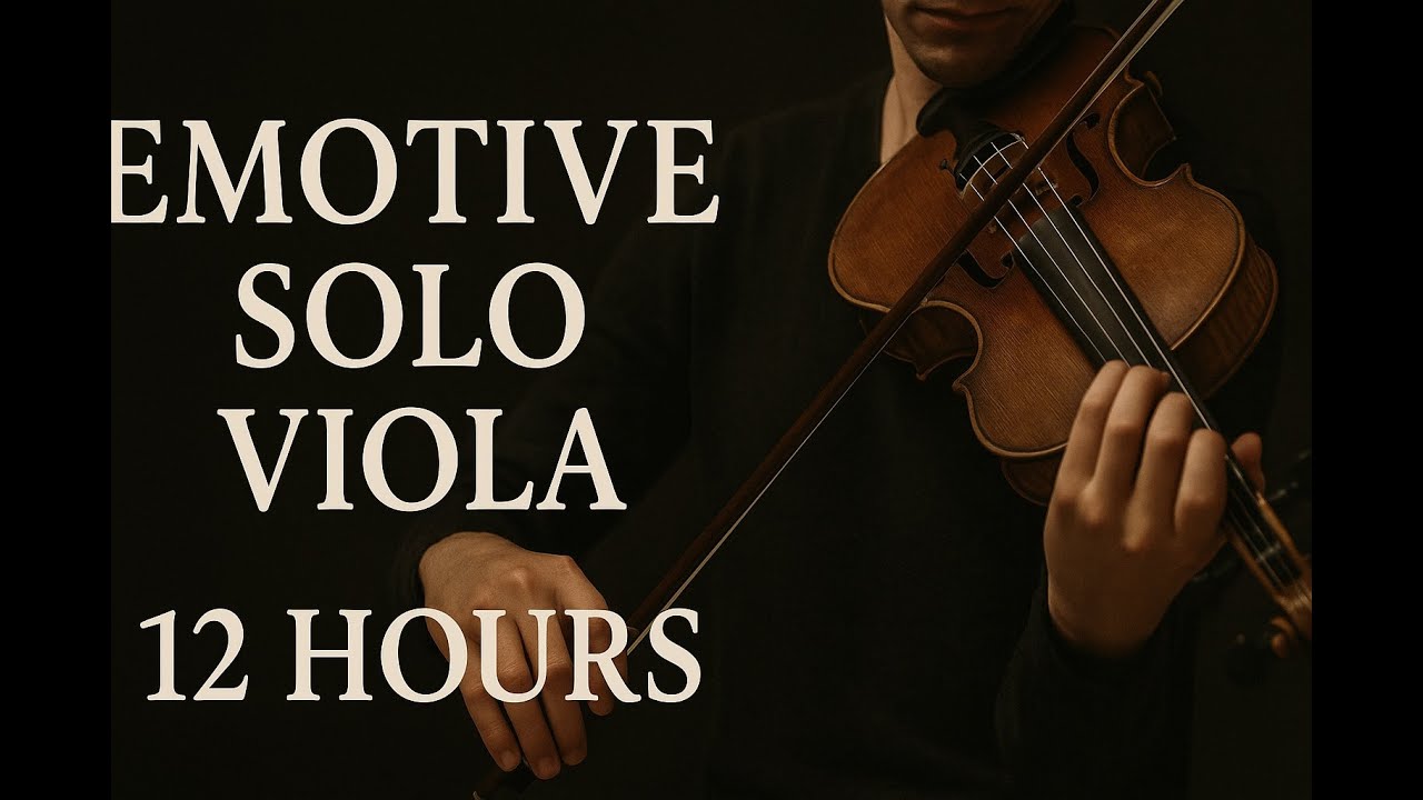Emotive Solo Viola – 12 Hour Classical Inspired Performance