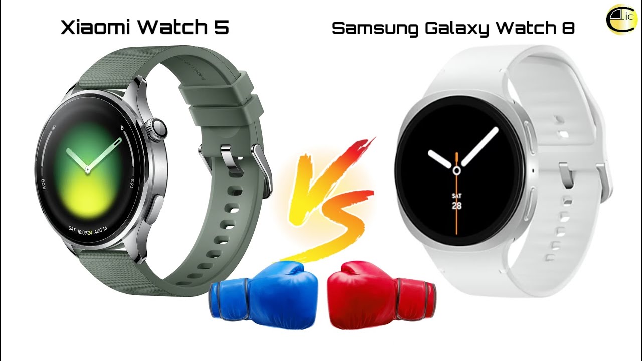 Xiaomi Watch 5 vs Samsung Galaxy Watch 8 comparativa smartwatchs by @cliconlineStudios 