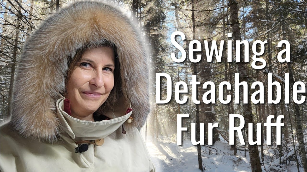 Sewing a Derachable Fur Ruff