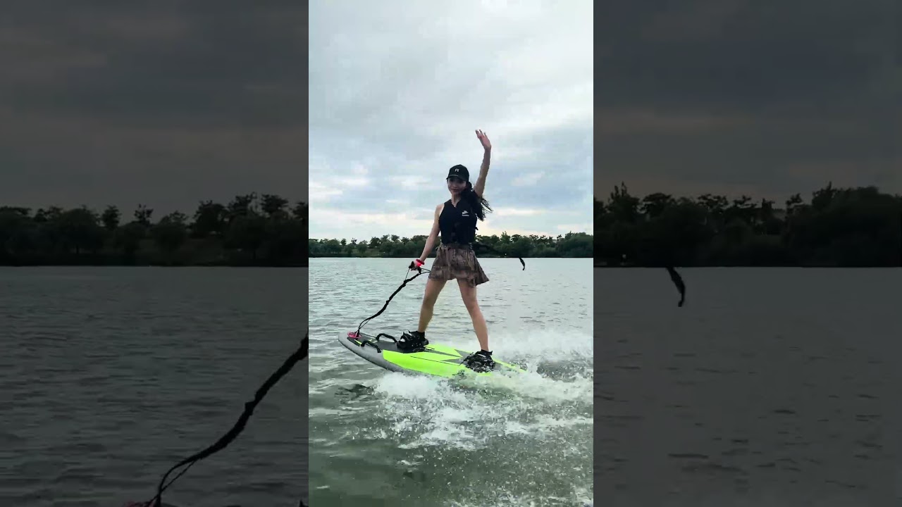 RUSH WAVE ,It's too high. I can't stop#rushwave  #Surfing #surfboard #electricsurfboard