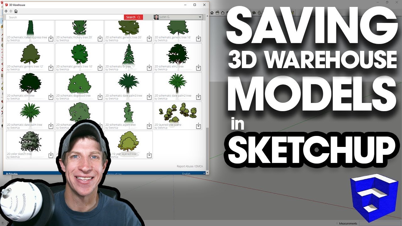 СОХРАНЕНИЕ МОДЕЛЕЙ SKETCHUP 3D WAREHOUSE с помощью коллекций