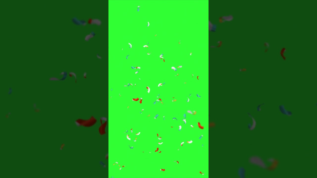 Confetti Green Screen #videoediting #greenscreenfootage #confetti #greenscreen #contentcreation