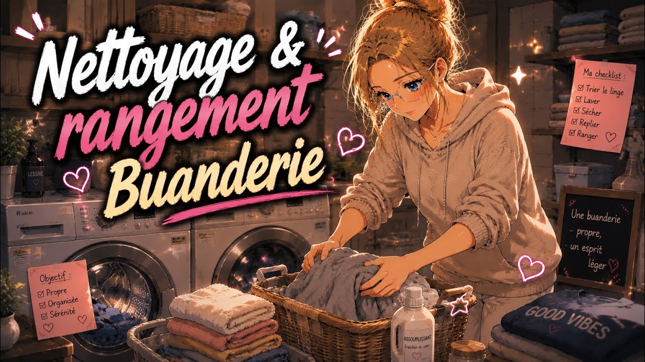 Buanderie 🌿 Trier, nettoyer et optimiser