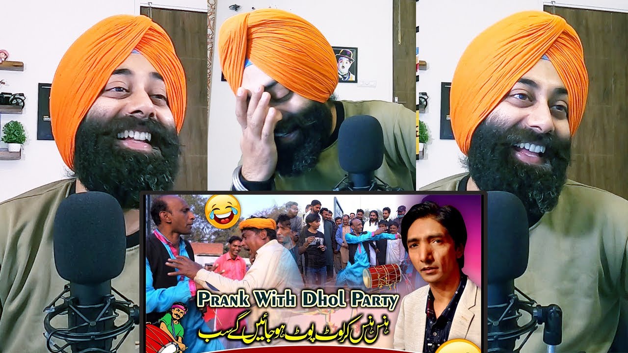 REACTION on Prank with Dhol Party Real Fight | Saleem Albela and Goga Pasroori Funny Performance