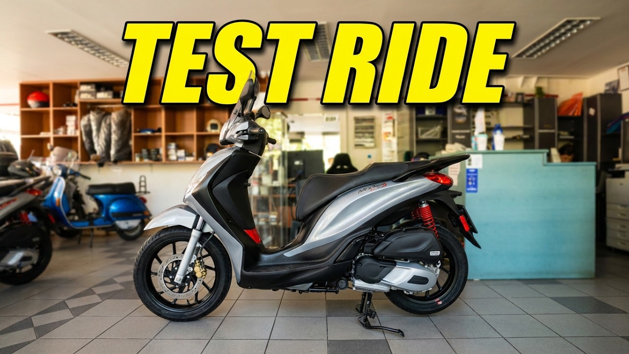 Ένας πραγματικός εργάτης #Piaggio Medley 125 S Test Ride @motoantouan