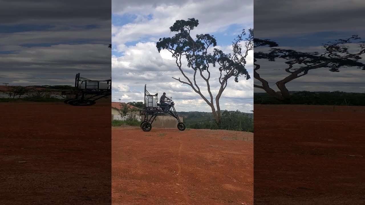 TESTE DE ESTABILIDADE E DEMONSTRAÇÃO DO PULVERIZADOR DELTA | JC Triciclos Agrícolas