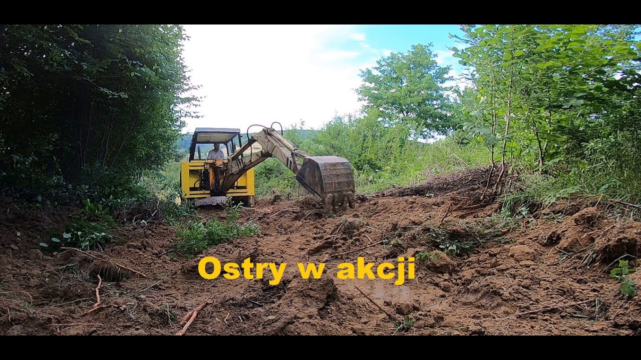 Ostrówek K-162/kopanie drogi na ranczo/jak zrobić drogę dojazdową na działkę/projekt 35m2/serial
